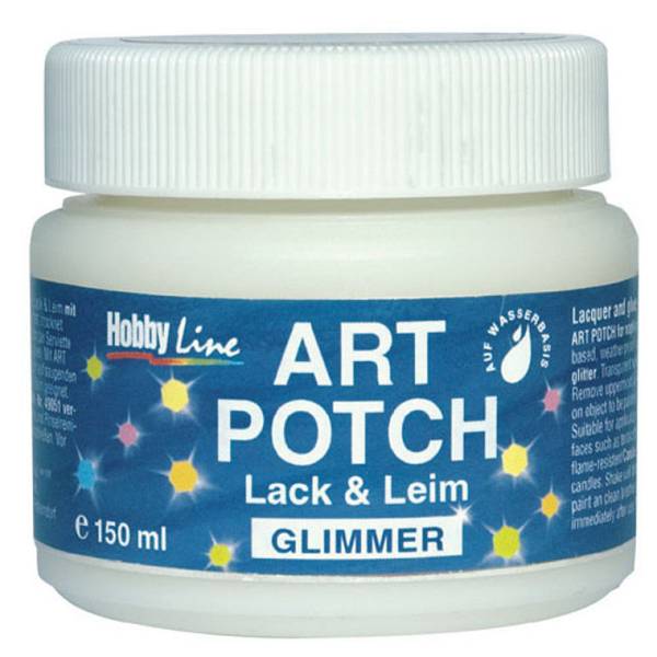 Art Potch Glimmer - lak ljepilo sa šljokicama, 150ml