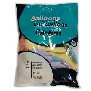Baloni Globos 50/1 mix boje, fi30cm 50-12P 034822