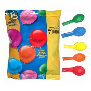 Baloni Globos mix boje fi24cm 100/1