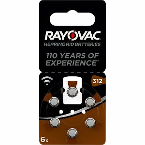 Baterija Rayovac 1.45V 312/PR41 4607 za slušne aparate 6/1