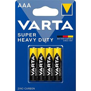 Baterija Varta AAA LR03 1.5V Superlife Cink 4/1