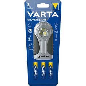 Baterijska svjetiljka LED Varta Silver Light džepna 3AAA 677597