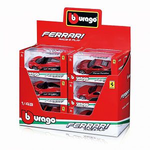 Bburago autići 1:43 Ferrari Race&Play više motiva