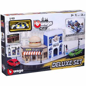 BBurago Fire City Deluxe Police set 1:43 BU31507