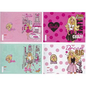 Bilježnica A4/52L čista Barbie Target sortirano