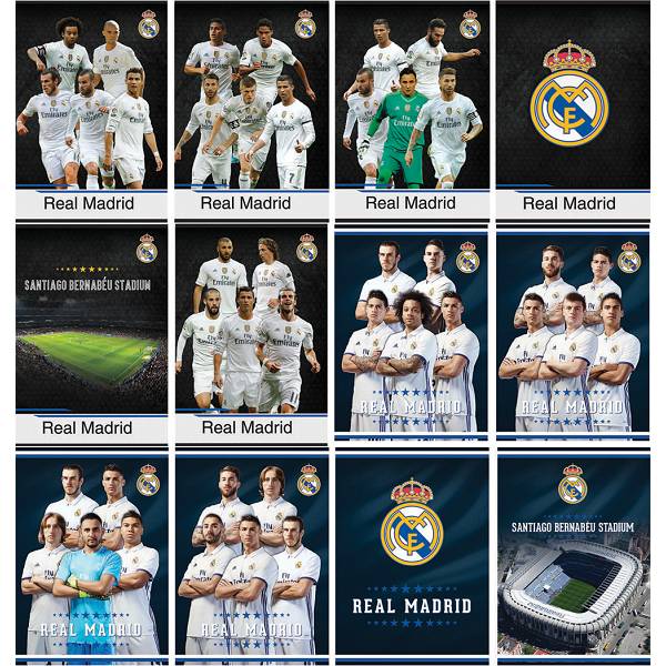 Bilježnica A4/K kocke Real Madrid 54L P10/60
