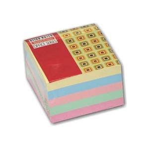 Blok samoljepljiv kocka Memoris pastel boje 500L