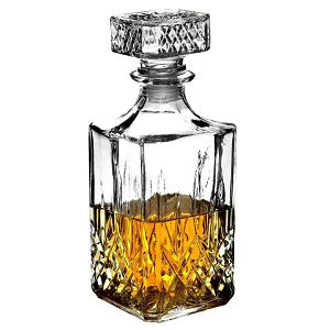 Boca staklena ukrasna 0.8L za viski/liker Alpina 100531