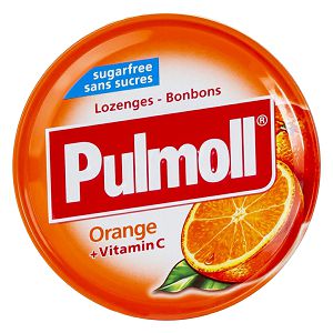 BOMBONI TVRDI naranča + vitamin C 45gr.u limenci Pulmoll