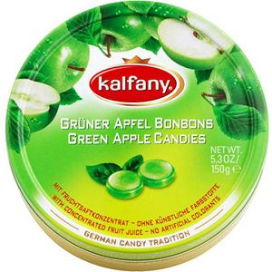 Bomboni tvrdi Kalfany zelena jabuka u limenci 150gr