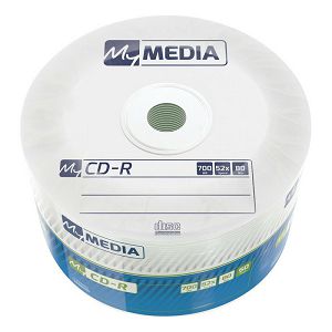 CD-R 700MB/80MIN MYMEDIA 52x, wrap pakiranje, 50/1