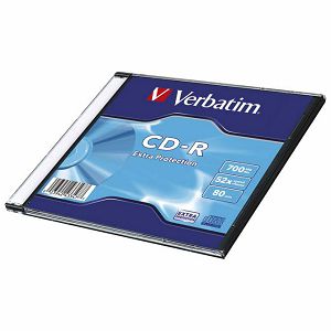 CD-R 700MB/80MIN VERBATIM 52x Slim Box