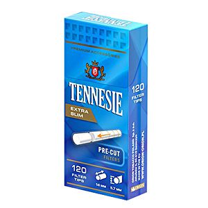 Cigaretni filteri Extra Slim (tanji) Pre-cut Tennesie 120/1