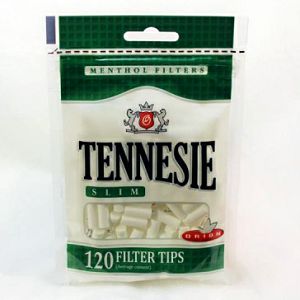Cigaretni filteri Slim (tanji) mentol Tennesie 120/1