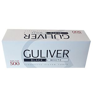 Cigaretni papir s Filterom Guliwer Black&White 500/1 