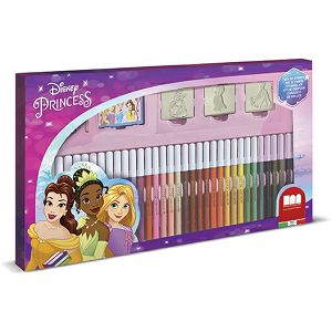 Crtaći set Princess flomasteri 36/1 + 2 štambilja + mini bojanka 576605