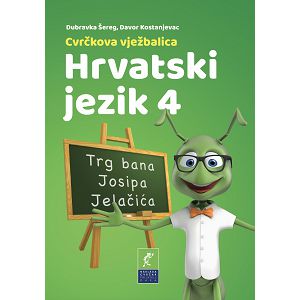 Cvrčkova vježbalica - Hrvatski jezik 4 NC Novi kurikulum