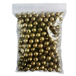 Dekorativne Perle 8mm 100g - zlatna