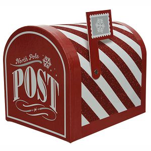 Dekorativni poštanski sandučić kartonski 12x30x42cm 086010