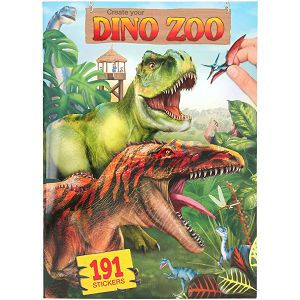 Dino World Bojanka s naljepnicama Dino Zoo 569204