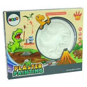 Dinosaur gips + 6 boja 9469 Lean Toys 754903