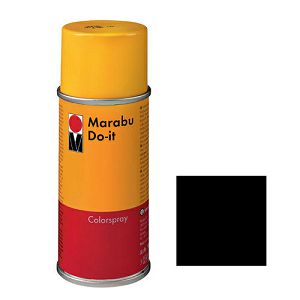 DO-IT sprej u boji 150ml - svilenkaste mat boje, crna (073)