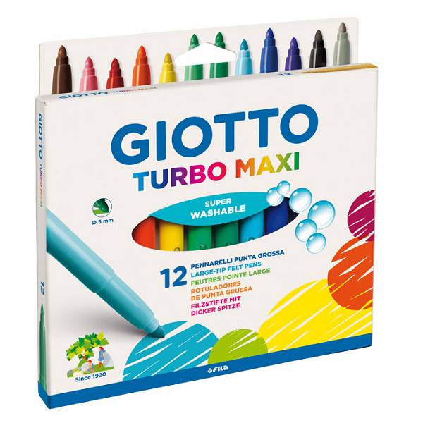 Flomaster školski 12boja Giotto Maxi Fila 0762 blister