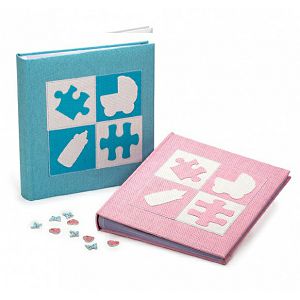 Foto album Gedeon DBCL30 Baby Puzzle 29x32cm/60stranica za ljepiti roza/plava