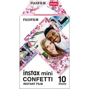 FUJIFILM FILM Instax Mini Glossy 6.2x4.6/8.6x5.4cm Confetti 10/1