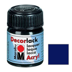 Hobby boja akrilna 15ml Marabu (Decorlack Acryl) tamna ultramarin (055)