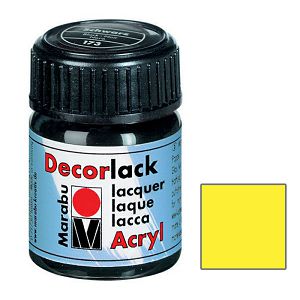 Hobby boja akrilna 15ml Marabu (Decorlack Acryl) žuta (019)