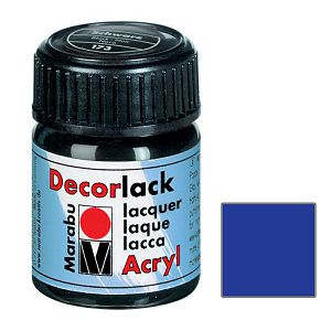 Hobby boja akrilna 15ml Marabu (Decorlack Acryl) azurno plava (095)