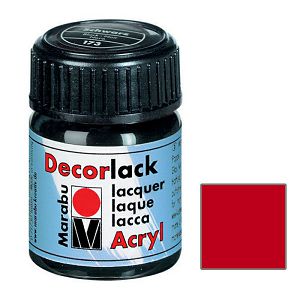 Hobby boja akrilna 15ml Marabu (Decorlack Acryl) karmin crvena (032)