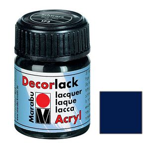 Hobby boja akrilna 15ml Marabu (Decorlack Acryl) tamno plava (053)