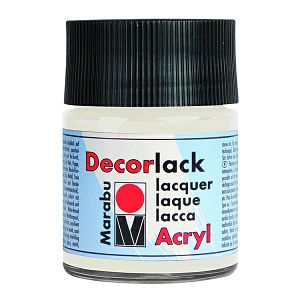 Hobby boja akrilna 50ml Marabu (Decorlack Acryl) bijela (070)