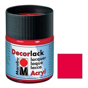 Hobby boja akrilna 50ml Marabu (Decorlack Acryl) crvena trešnja (031)