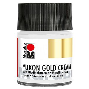 Hobby Boja Yukon Gold Cream krema s metalik efektom srebrna 50ml Marabu 710604
