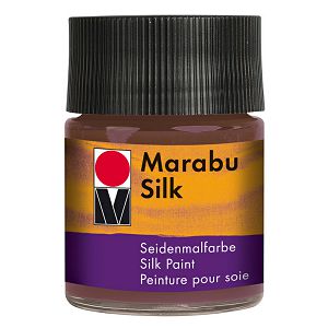 Hobby boja za svilu 50ml Marabu tamno smeđa (045)