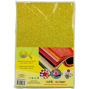 Hobby Glitter list samoljepljivi,zlatni 508672