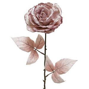 Grana Ruže 60cm velvet glitter, rumeno roza 685226