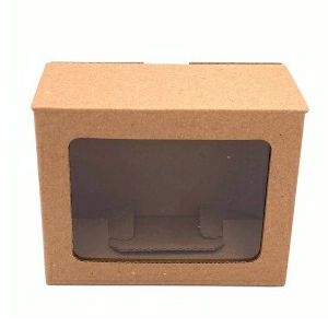Hobby Kutija kartonska natur, s prozorčićem, 8.5x10.5x5cm N42D 30322