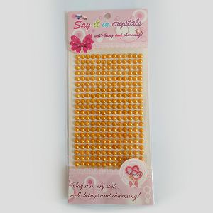 Hobby Stickers naljepnice perle narančaste 4092