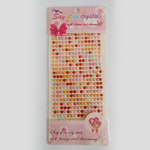 Hobby Stickers naljepnice perle više boja 4092