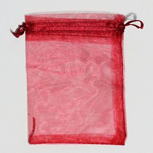 Hobby vrećica organdi 9x12cm 1kom, crvena