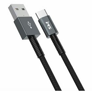 Kabel USB 2.0 Am/Cm, 2m, MS, crni