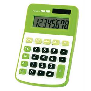 Kalkulator džepni Milan 150808GRBL zeleni