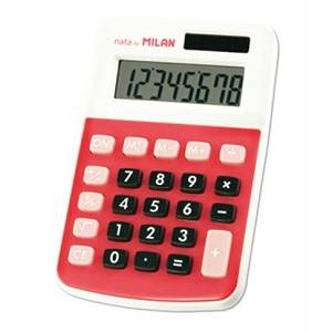 Kalkulator džepni Milan 150808RBL crveni