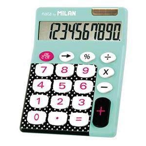 Kalkulator stolni Milan Dots&Buttons 150610DBBBL zeleni