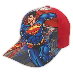 Kapa šilt Superman 52-54 crvena