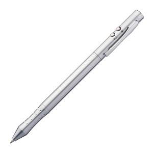 Kemijska olovka 4-pen multifunkcijska metalna Matlock Easy srebrna
